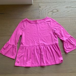 Girls Lilly Pulitzer Pink Long Sleeve Shirt Size XL (12-14)